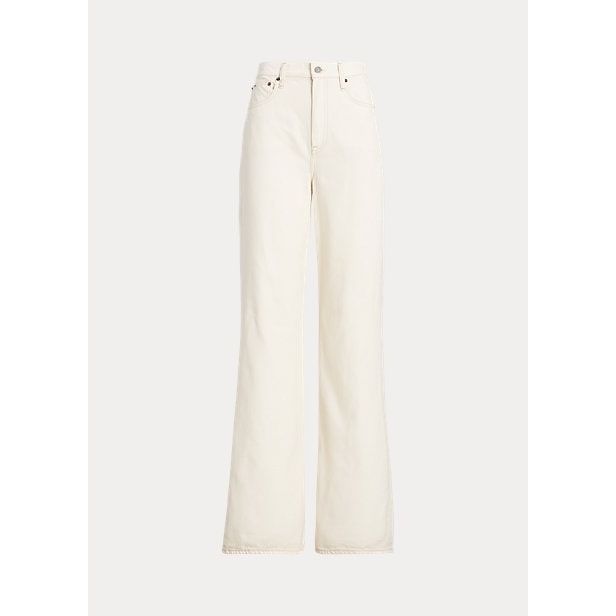 POLO RALPH LAUREN HIGH-RISE WIDE-LEG JEAN - Yooto