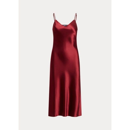 Load image into Gallery viewer, POLO RALPH LAUREN SILK MIDI SLIP DRESS - Yooto
