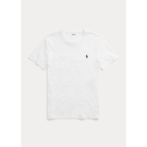 POLO RALPH LAUREN CUSTOM SLIM FIT JERSEY CREWNECK T-SHIRT - Yooto