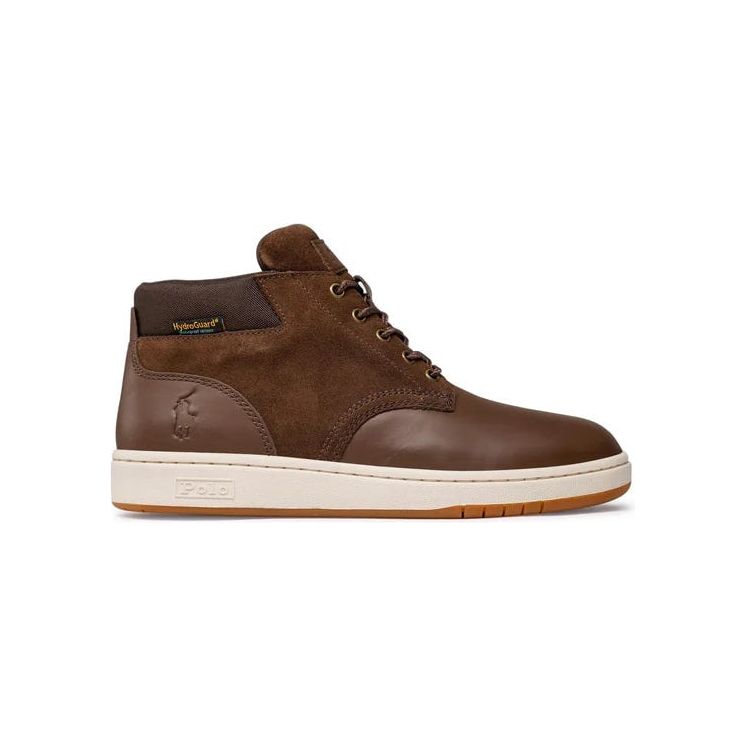 POLO RALPH LAUREN WATERPROOF LEATHER-SUEDE SNEAKER BOOT - Yooto