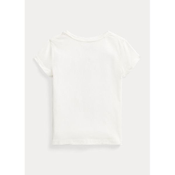 POLO RALPH LAUREN LOGO COTTON JERSEY T-SHIRT - Yooto