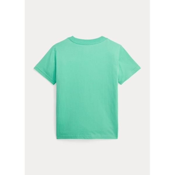 POLO RALPH LAUREN COTTON JERSEY CREWNECK T-SHIRT - Yooto