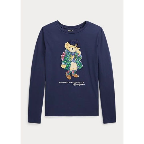Load image into Gallery viewer, POLO RALPH LAUREN POLO BEAR COTTON JERSEY LONG-SLEEVE T-SHIRT - Yooto
