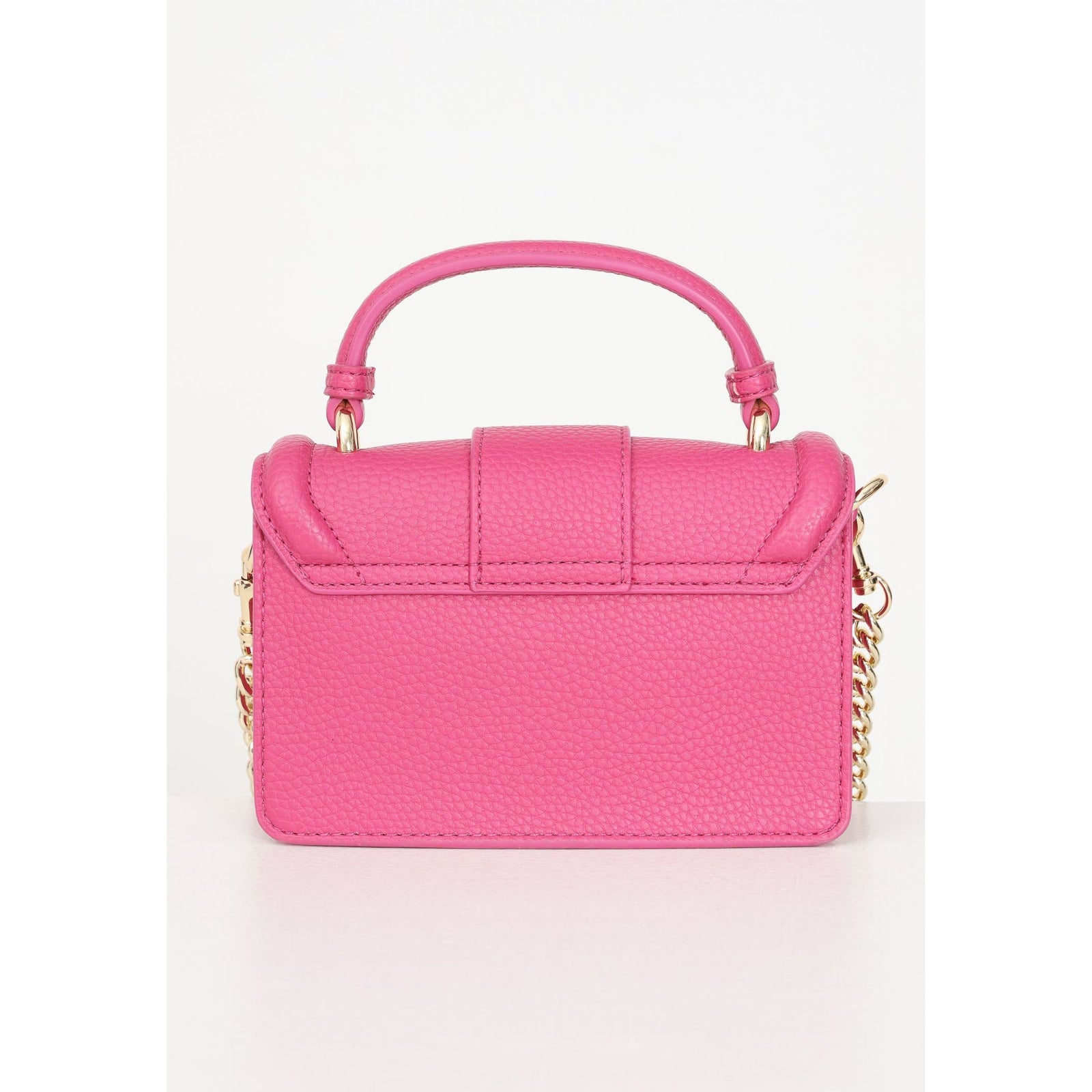 VERSACE JEANS COUTURE FUCHSIA BAG WITH MAXI BUCKLE - Yooto