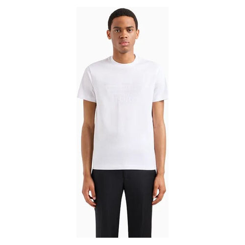 Load image into Gallery viewer, EMPORIO ARMANI JERSEY T-SHIRT WITH JACQUARD LOGO - Yooto
