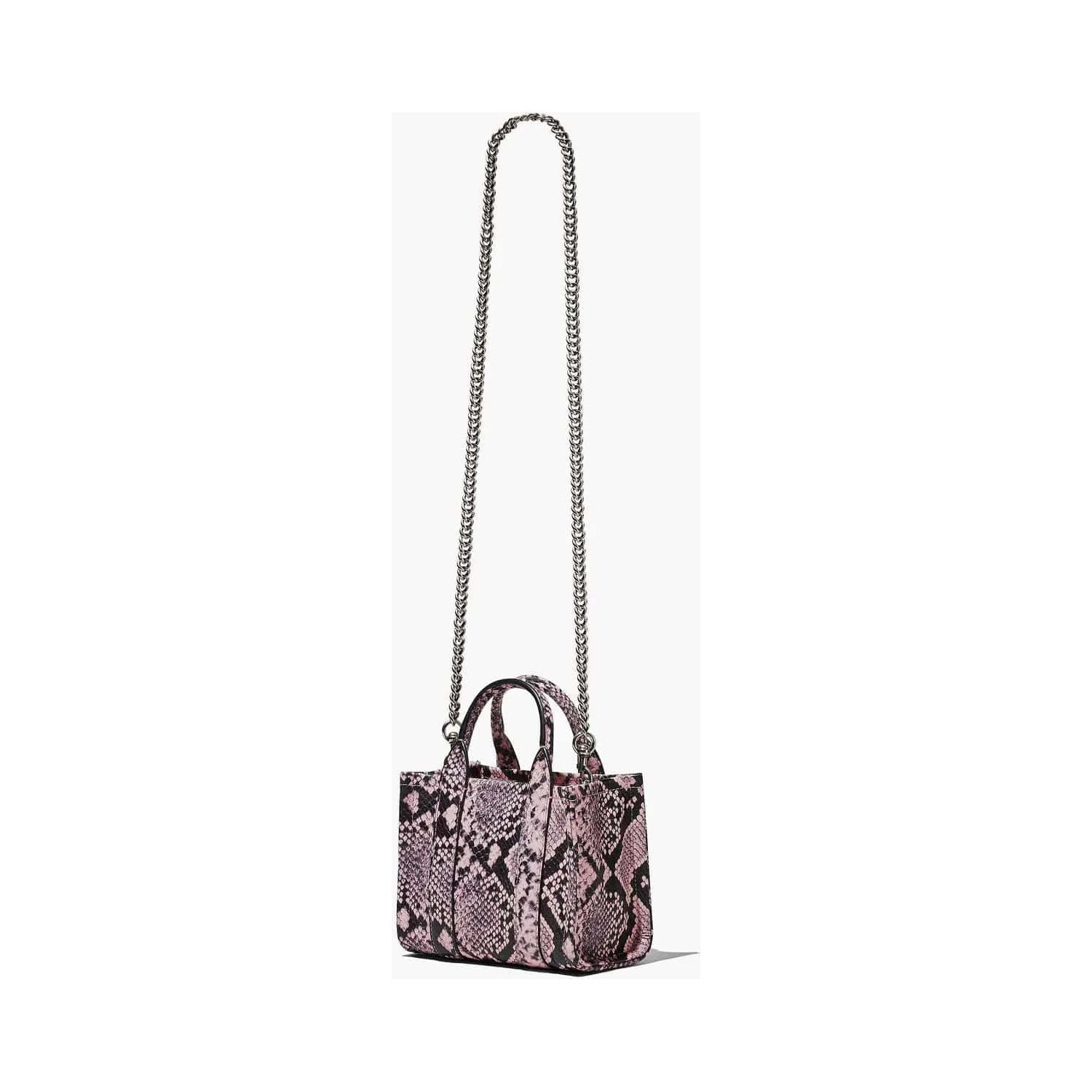 MARC JACOBS THE SNAKE-EMBOSSED MICRO TOTE BAG - Yooto