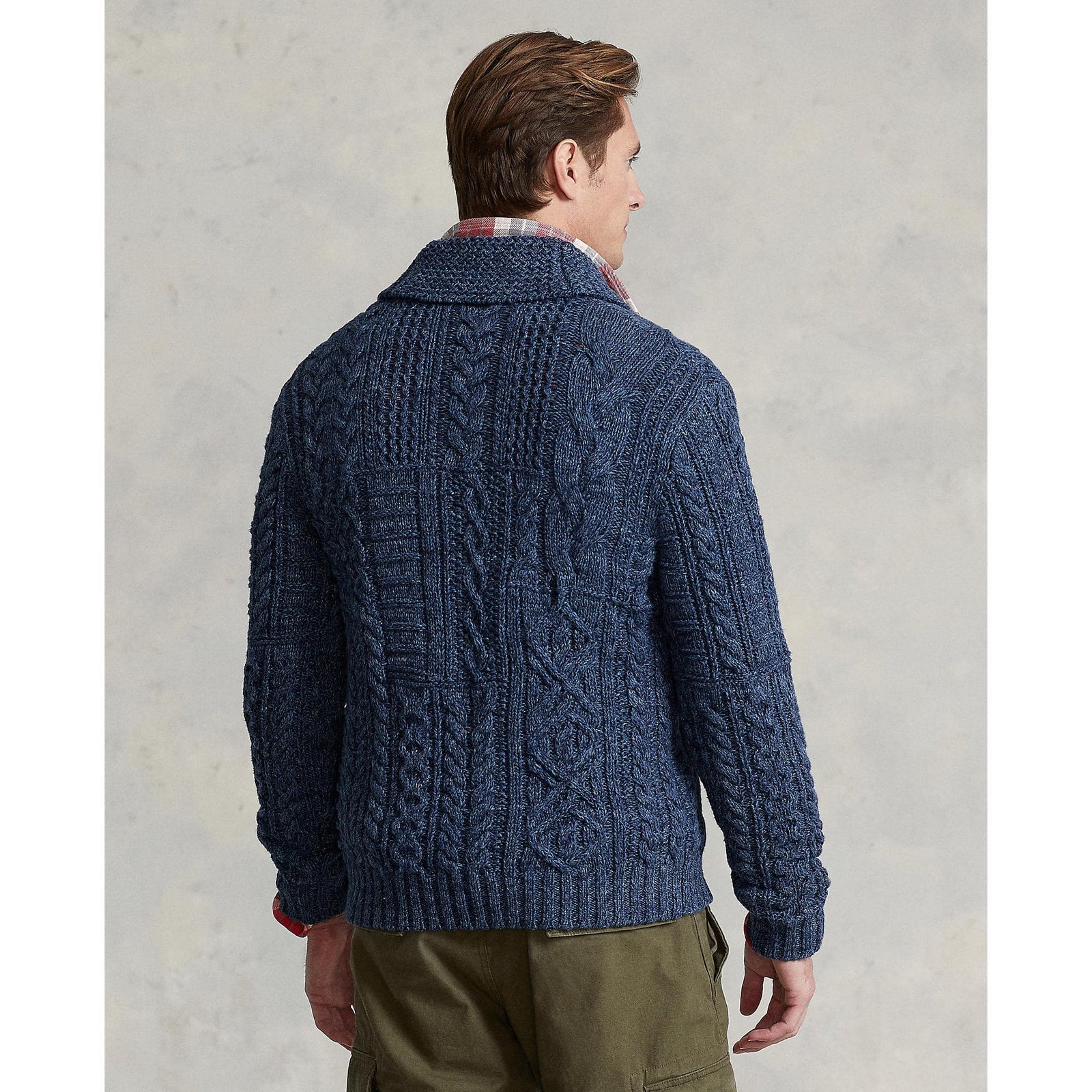 Aran-Knit Flag Sweater - Yooto