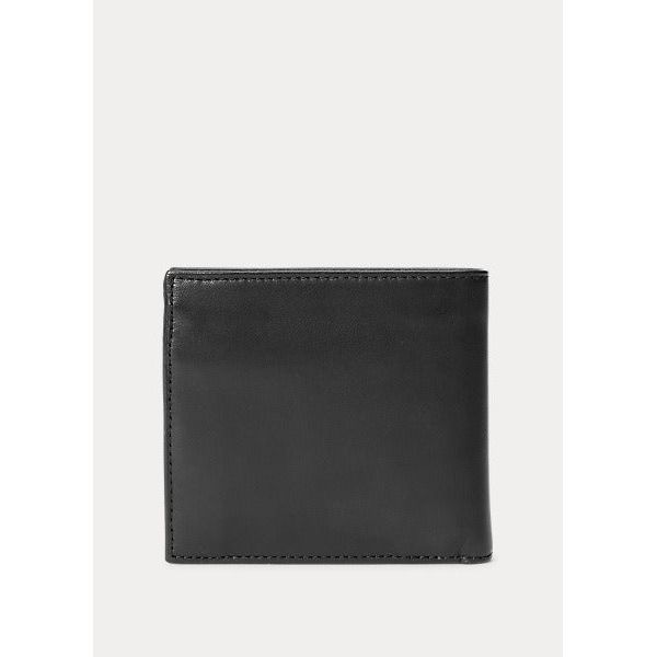 POLO RALPH LAUREN LEATHER BILLFOLD WALLET - Yooto