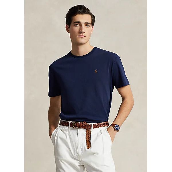 POLO RALPH LAUREN CUSTOM SLIM FIT SOFT COTTON T-SHIRT - Yooto