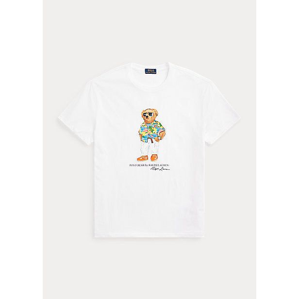 POLO RALPH LAUREN CLASSIC FIT POLO BEAR JERSEY T-SHIRT - Yooto