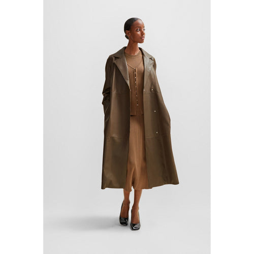 Load image into Gallery viewer, BOSS LONG NAPPA COAT WITH BELT - Yooto
