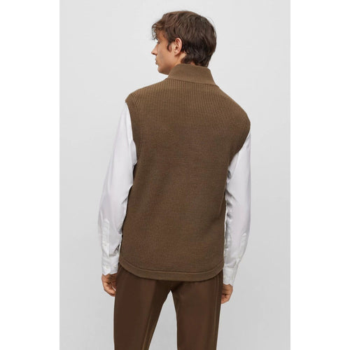 Load image into Gallery viewer, BOSS REGULAR-FIT GILET WITH LOGO PATCH - Yooto
