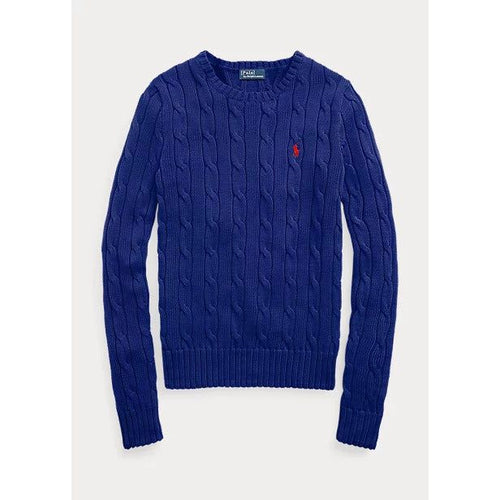 Load image into Gallery viewer, POLO RALPH LAUREN CABLE-KNIT COTTON CREWNECK JUMPER - Yooto
