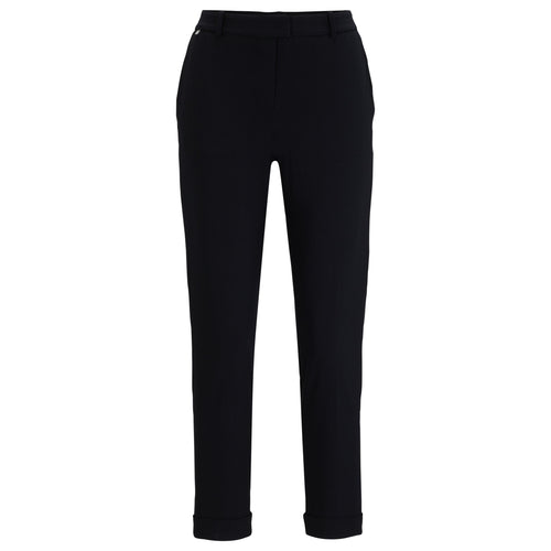 Load image into Gallery viewer, BOSS SLIM-FIT ANKLE TROUSERS IN HIGH-PERFORMANCE STRETCH JERSEY - Yooto
