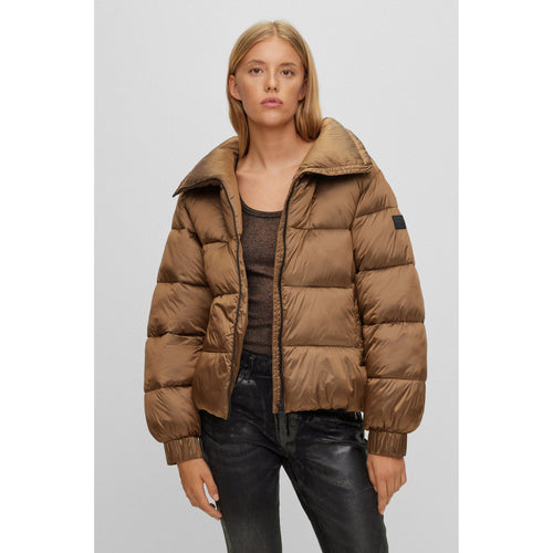 Load image into Gallery viewer, BOSS REGULAR-FIT PUFFER JACKET IN LUSTROUS FABRIC - Yooto
