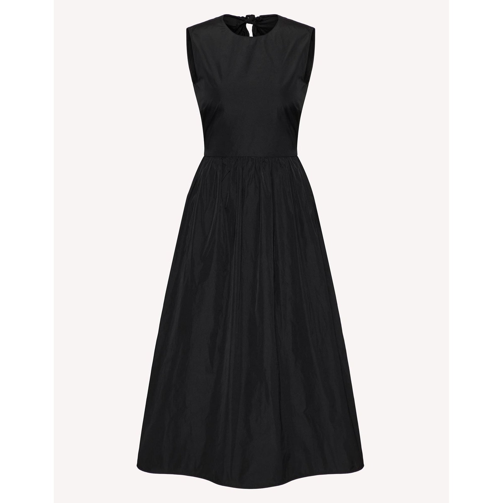 RED VALENTINO TAFFETA DRESS WITH BOW - Yooto