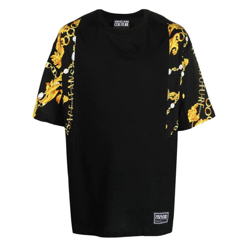 Load image into Gallery viewer, VERSACE JEANS COUTURE T-SHIRT WITH CHAIN COUTURE PRINT - Yooto
