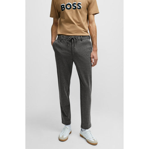 Load image into Gallery viewer, BOSS REGULAR-FIT TROUSERS IN PRINTED JERSEY - Yooto
