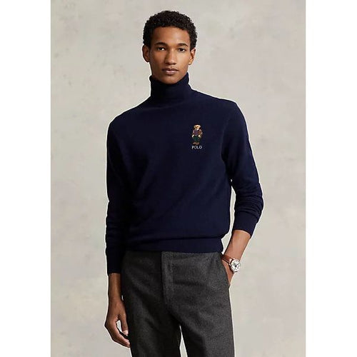 Load image into Gallery viewer, POLO RALPH LAUREN POLO BEAR WOOL ROLL NECK JUMPER - Yooto
