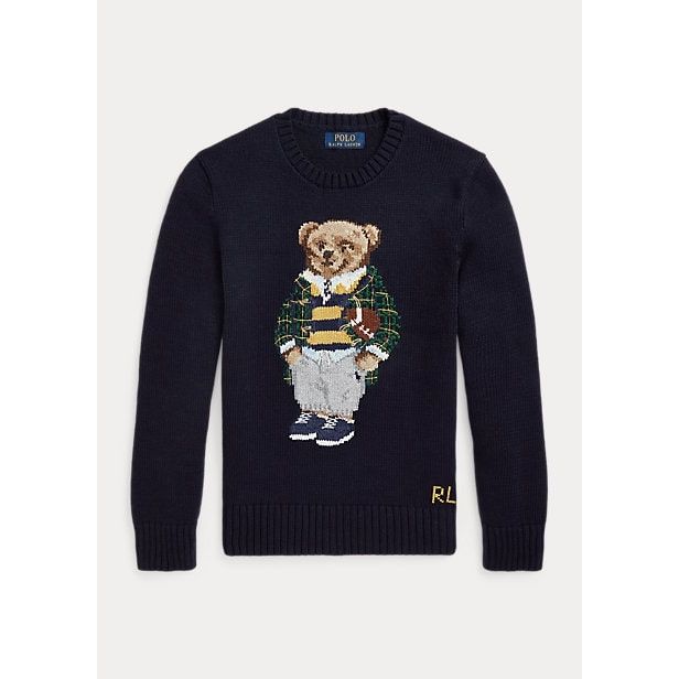 Polo Ralph Lauren Polo Bear Cotton Sweater - Yooto