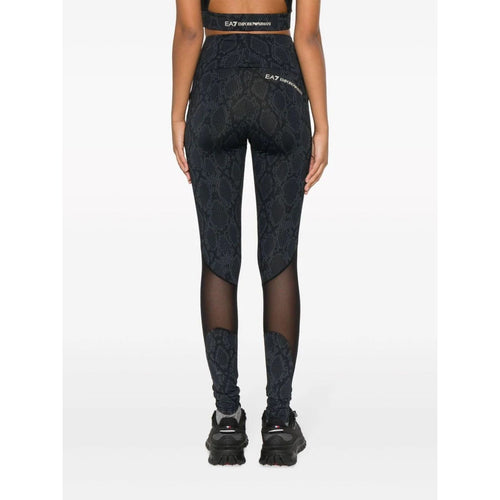 Load image into Gallery viewer, EA7 SNAKESKIN-PRINT PANELLED LEGGINGS - Yooto
