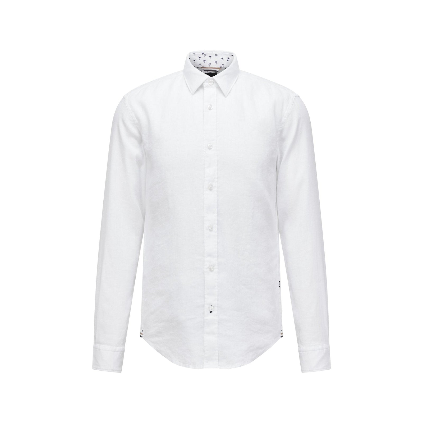 SLIM-FIT SHIRT IN WASHED STRETCH LINEN - Yooto