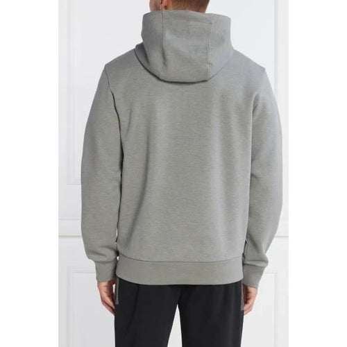 Load image into Gallery viewer, BOSS COTTON-BLEND HOODIE WITH SIGNATURE-STRIPE ZIP FRONT - Yooto
