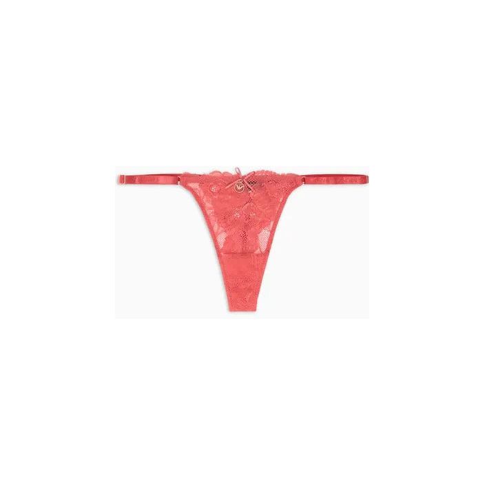 EMPORIO ARMANI ARMANI SUSTAINABILITY VALUES ETERNAL LACE RECYCLED LACE THONG - Yooto