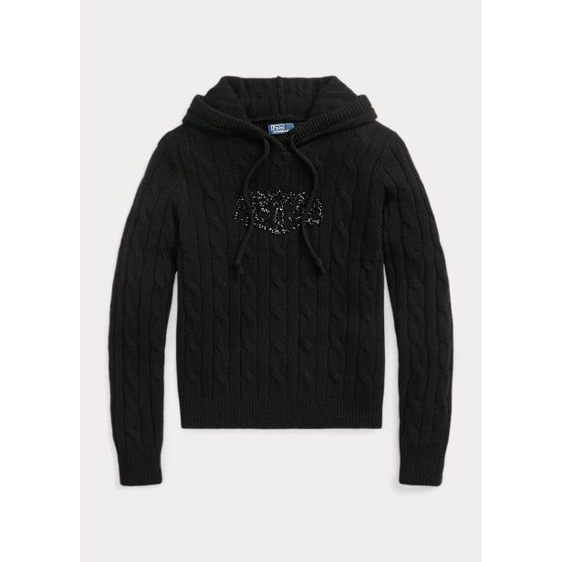 POLO RALPH LAUREN CABLE-KNIT HOODED JUMPER - Yooto