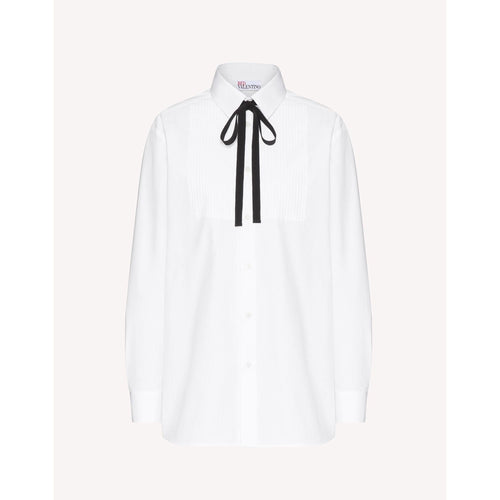 Load image into Gallery viewer, RED VALENTINO COTTON SHIRT WITH PLASTRON - Yooto
