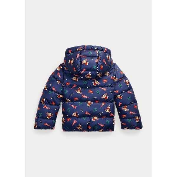 POLO RALPH LAUREN POLO BEAR WATER-REPELLENT DOWN JACKET - Yooto