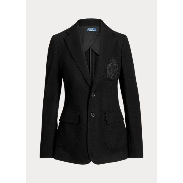 POLO RALPH LAUREN LOGO-CREST WOOL BLAZER - Yooto