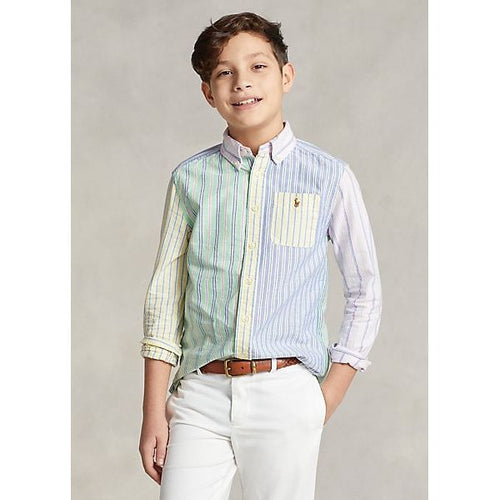 Load image into Gallery viewer, POLO RALPH LAUREN STRIPED COTTON OXFORD FUN SHIRT - Yooto
