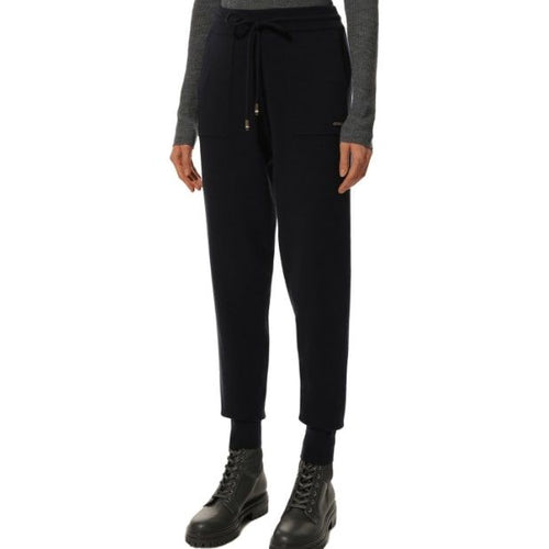 Load image into Gallery viewer, BOSS RELAXED-FIT WOOL-BLEND TRACKSUIT BOTTOMS WITH LOGO DETAIL - Yooto
