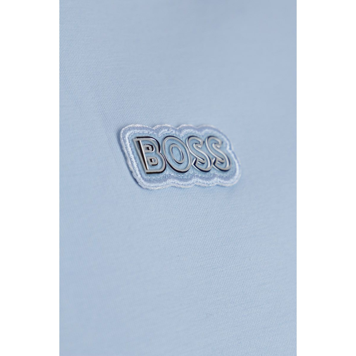 BOSS T-SHIRT IN STRETCH COTTON WITH MULTI-COLOURED LOGO - Yooto