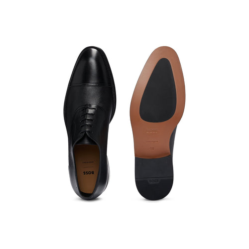 Load image into Gallery viewer, BOSS OXFORD SHOES IN PLAIN AND SAFFIANO-PRINT LEATHER - Yooto
