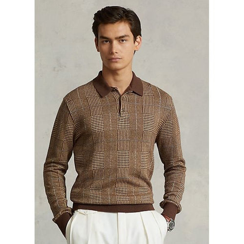 Load image into Gallery viewer, Polo Ralph Lauren Glen Plaid Cotton-Blend Sweater - Yooto
