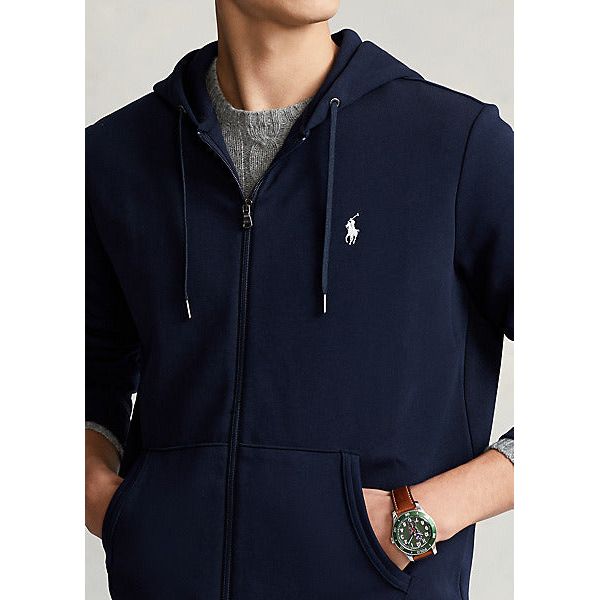 POLO RALPH LAUREN DOUBLE-KNIT FULL-ZIP HOODIE - Yooto