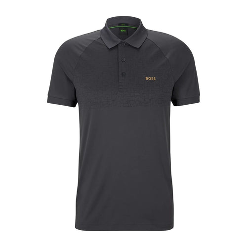 Load image into Gallery viewer, BOSS SLIM-FIT POLO SHIRT WITH DECORATIVE REFLECTIVE PATTERN - Yooto
