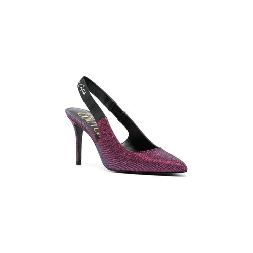 Load image into Gallery viewer, VERSACE JEANS COUTURE SCARLETT GLITTER HEELS - Yooto
