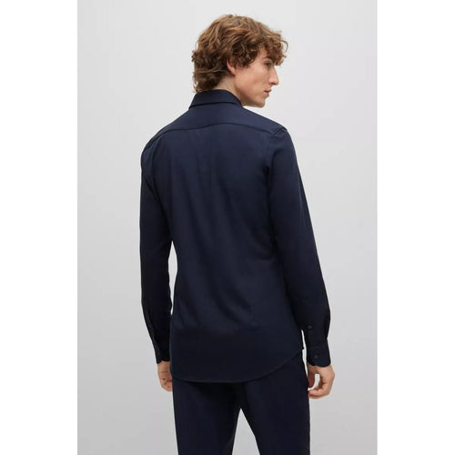 Load image into Gallery viewer, BOSS SLIM-FIT SHIRT IN PERFORMANCE-STRETCH COTTON-BLEND JERSEY - Yooto
