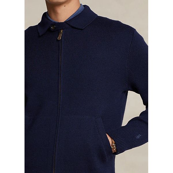 POLO RALPH LAUREN WASHABLE WOOL FULL-ZIP JUMPER - Yooto