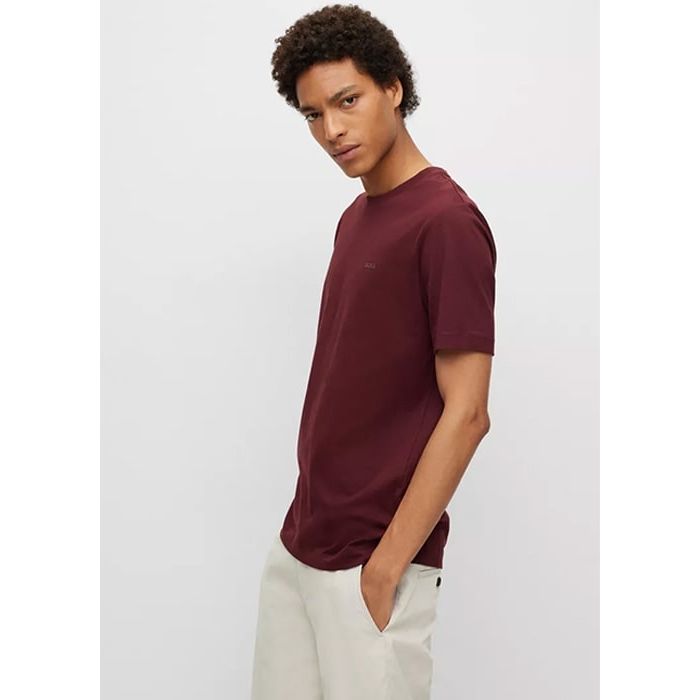 BOSS REGULAR-FIT LOGO T-SHIRT IN COTTON JERSEY - Yooto