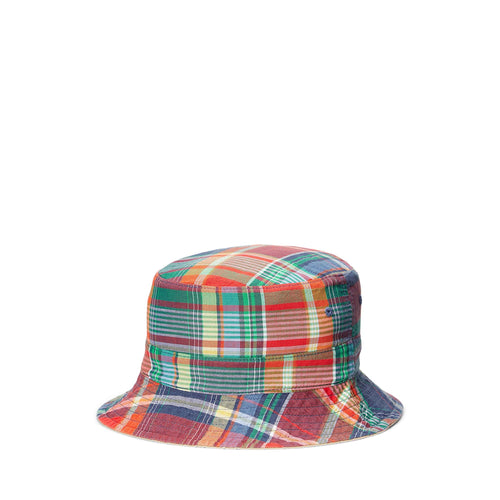 Load image into Gallery viewer, Reversible Madras Bucket Hat - Yooto
