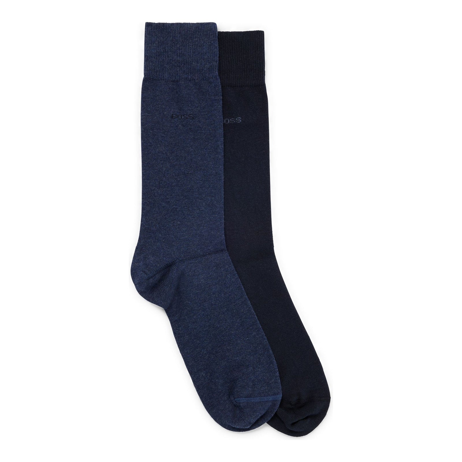 BOSS TWO-PACK OF COTTON-BLEND REGULAR-LENGTH SOCKS - Yooto