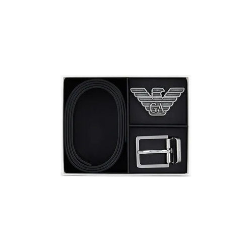Load image into Gallery viewer, EMPORIO ARMANI GIFT BOX WITH REVERSIBLE BELT IN SAFFIANO LEATHER AND INTERCHANGEABLE BUCKLE - Yooto

