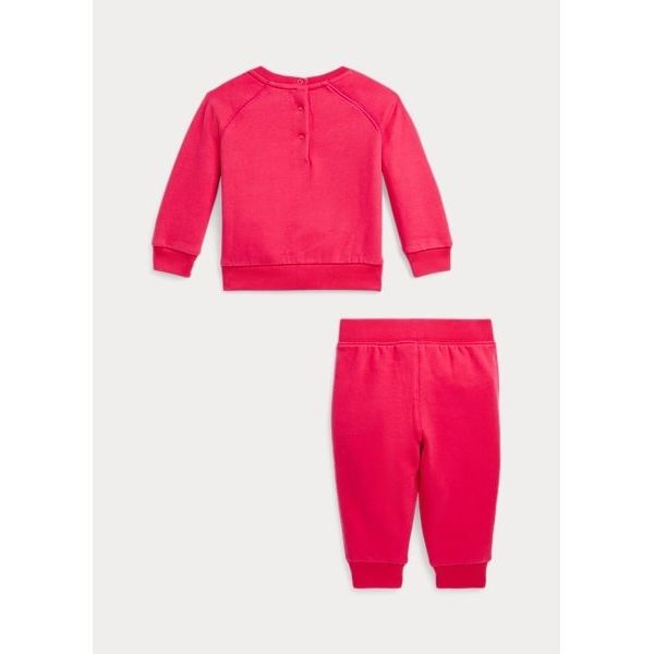 POLO RALPH LAUREN FLEECE SWEATSHIRT & JOGGING BOTTOM SET - Yooto