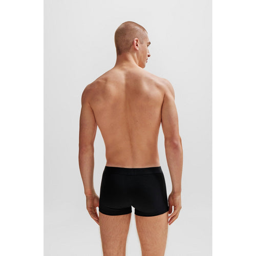 Load image into Gallery viewer, BOSS STRETCH COTTON BOXER SHORTS WITH ELASTIC WAISTBAND WITH LOGO IN A PACK OF TWO - Yooto
