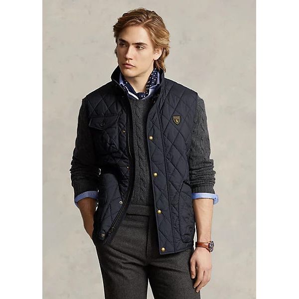 POLO RALPH LAUREN THE BEATON WATER-REPELLENT QUILTED GILET - Yooto