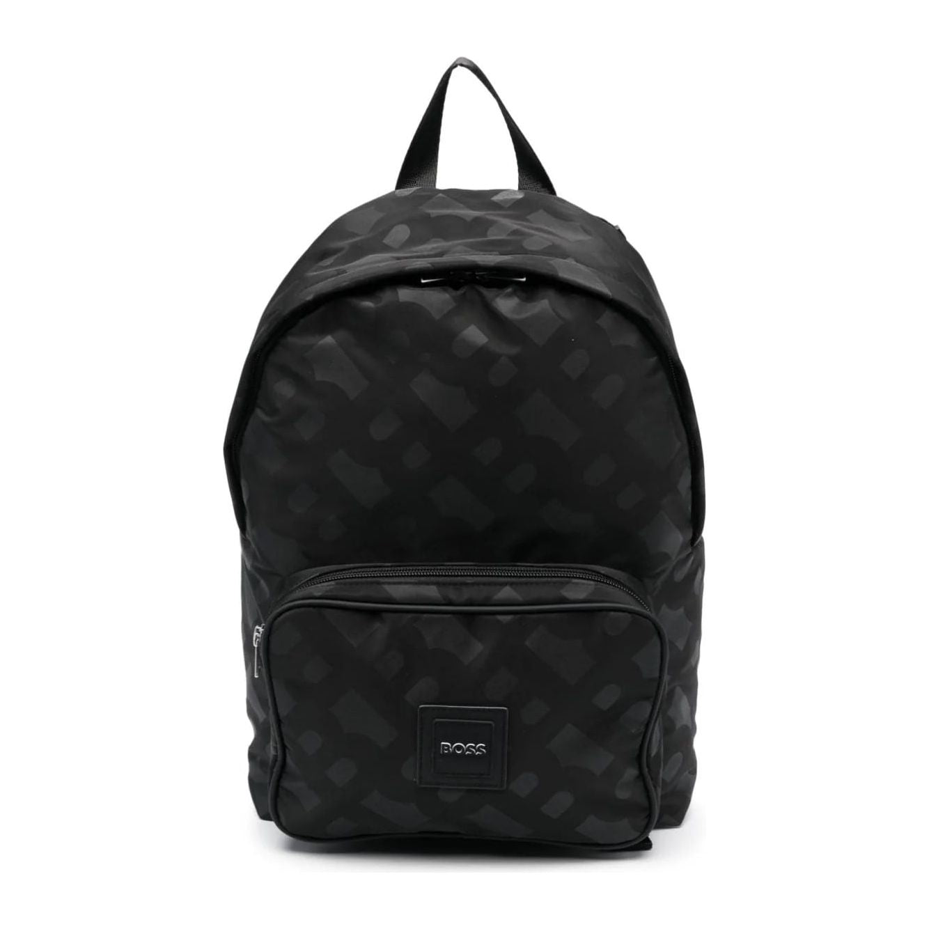 BOSS KIDS MONOGRAM-PRINT LOGO-PATCH BACKPACK - Yooto